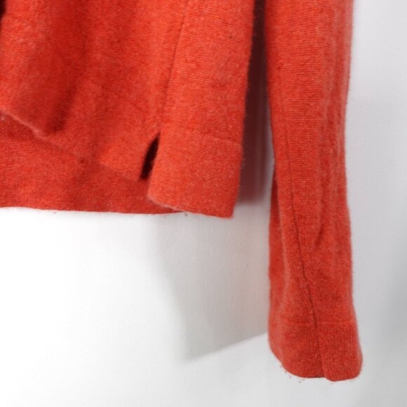 GENEVA Sweater Women Size Medium Red Cashmere Knit V Neck Pullover Casual Jumper - Picture 8 of 9